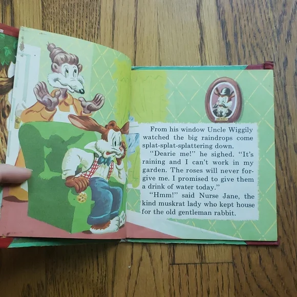 Vintage 50s Uncle Wiggily And The Alligator Hardcover Children's Book - Picture 4 of 9